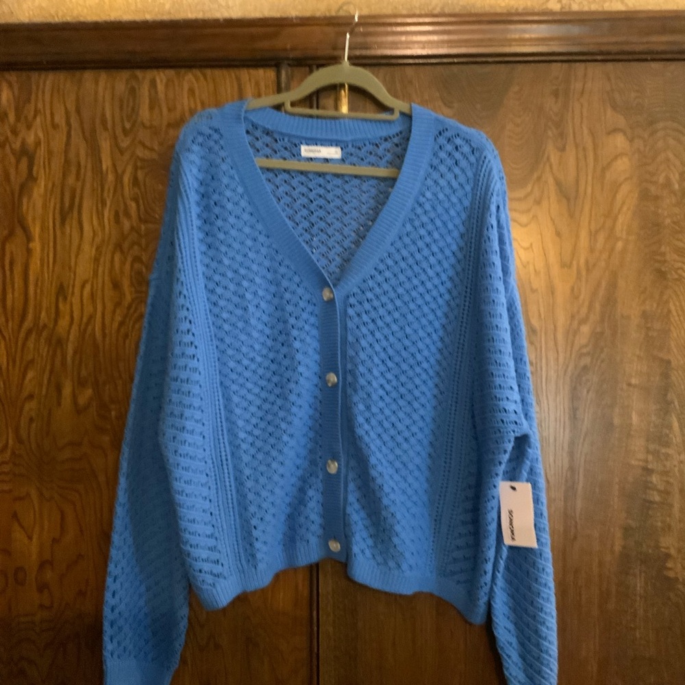 Sonoma Blue Knit Women's Cardigan